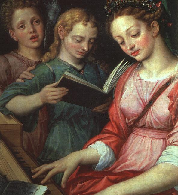 COXCIE, Michiel van Saint Cecilia dfg oil painting picture